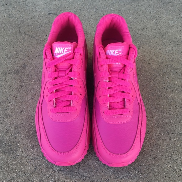 NIKE AIR MAX 90 PINK GS YOUTH GIRLS BOYS - Picture 2 of 7